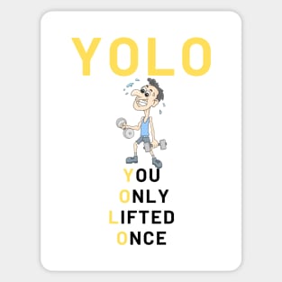 YOLO Gold Edition Sticker